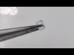 Диа 2.5 x 3 мм Бесцветный ЦВД Алмазный цилиндр оптического класса верхняя и нижняя части полированы video