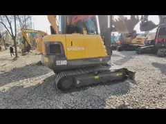 Подержанная Volvo EC60D Crawler Excavator Фермерская техника Volvo EC60D Кавальная машина video