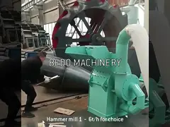 High Efficiency Wood Chips Hammer Mill For Making Wood Sawdust