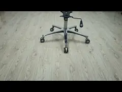 Chaise de bureau à cinq griffes à base métallique réglable