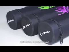 Мультисекционный путевой рыболовный посох с спиннинговым литейным катушкой video