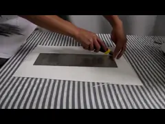 Тестер сопротивления ожога воспламеняемости FMV SS302 для внутренних материалов video