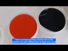 鉱水と油を埋めて密封するための自動電気液体袋詰め機