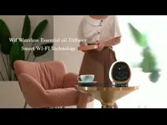 Удаленное управление и приложение Ультразвуковой диффузерный ароматный диффузерный аппарат с умным будильником для дома video