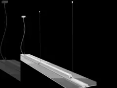 Hanging LED Pendent Panel Light With 50W 60W 75W Smart Dali 0-10V Dimming For Office Hotel Lobby