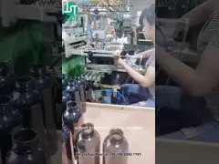 Impressora de tela curva Impressão de logotipo para garrafa de vidro (1)