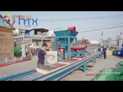 Автоматическая искусственная мраморная подоконник камень цемент заполняющая машина Каменная линия производства video