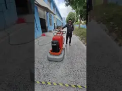 Прогулка 7.5KW за машиной планетарного конкретного пола полируя с аттестацией CE video