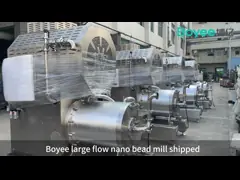 Турбинные роторы твердоствольная горизонтальная песчаная мельница 15L BYZr серии турбинная наномельница video