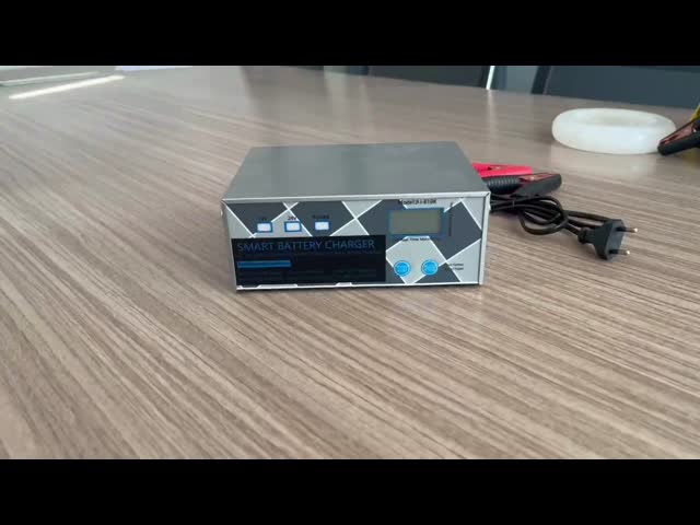 Lead-Acid Jump Starter Portable Charger In Metal Shell LED Display Fast Charging Automobile Car Battery Trickle Charger