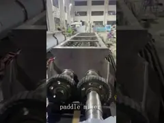 Гипсовый порошок руды порошок смешивающий гребля сушильщик Сушка и охлаждение video