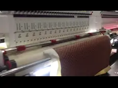 Computerized Segmented Quilting And Embroidery Machine 5.5KW video