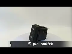 Новый стиль Иконка DIY на заказ DC 12V 7Pin ON-OFF LED Синий свет Поворачивающий сигнал Рокер переключатель Для автомобилей 4X4 Лодочки video