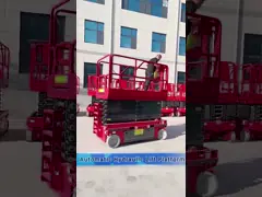 Автоэлектрическая гидравлическая ножничная подъемная платформа video