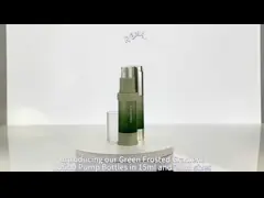 15ml 20ml Airless Pump Bottles Customizable Plastic Vacuum For Cosmetic