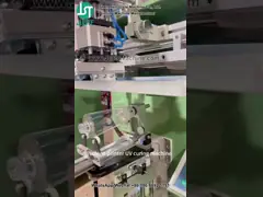 Impressora de tela curva Impressão de logotipo para garrafa de vidro (3)