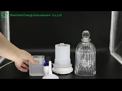 Стеклянный ультразвуковой ароматерапевтический диффузор масла DN-821 video