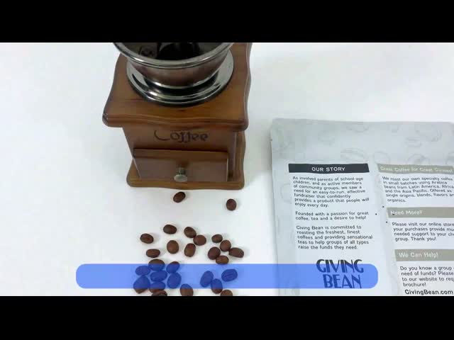 Стойте вверх Resealable упаковка кофе кладет воздухонепроницаемые сумки в мешки кофе молнии видео