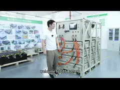 Система хранения солнечных батарей CTS BESS 75 кВтх 150 кВтх 300 кВтх Lifepo4 Батарейный контейнер для EV CCS2 video