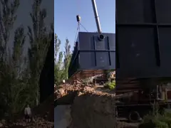 Steel Compact Rural Sewage System Efficient Customized