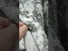 Heavyweight Shu Velveteen Knit Fleece Fabric For Curtain