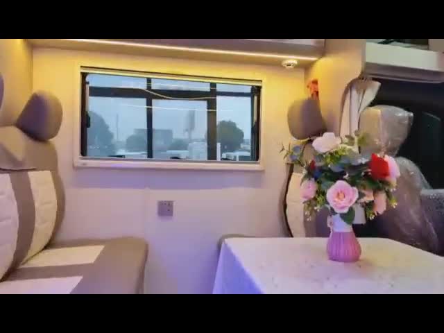 По заказам YUEJIN 4x2 Luxury RV Vacation Car / Motor Caravan Продажа в Саудовской Аравии видео