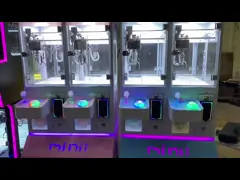 Механизм монеты Мини-машина для одного игрока Catch Plush Toys 5mm Claw Arcade Crane Machine video