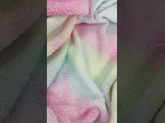 Ткань ватки Sherpa краски связи 280 100% полиэстер Gsm красочных для Hoodie video