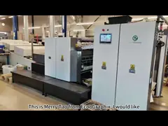 Автоматическая машина покрытия для превосходных УФ-точек и общих лаков video