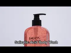 GMPC Salicylic Acid Body Wash Anti Acne Shower Gel OEM Beauty Shampoo