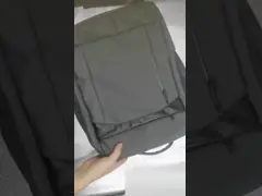 Люди рюкзака ноутбука деловых поездок нейлона материальные 15,6 дюйма водоустойчивые video