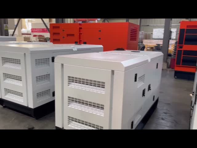 低騒音 リリカルド ディーゼル発電機 50Hz 3相 40kVA 32kW 工業用