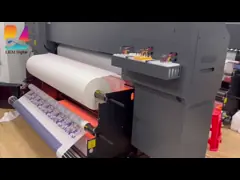 1900 мм Большой формат ролл к роллу Полиэстер текстильная печать Сублимационный принтер используется в домашних текстильных / одежды video