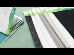 рука 230гсм 3.5Х чувствуя плавкий Интерлининг хлопок сплавляя Ролльс сплетенный одеждой для крышек video