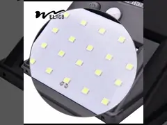 300lm PIR Солнечные светофоры 6500k Pir наружные светофоры video