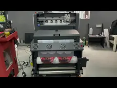 Dtf теплопередает наклейки цифровой Dtf питомцев пленки принтер для футболки 60 см с двойной I3200 печатные головки video