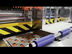 1200*2400 Модель флексопринтер Слоттер Машина для изготовления и упаковки волнистых коробок video