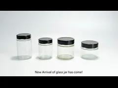 Оптовая круглая стеклянная бутылка с огурцами 195 мл 240 мл 350 мл Медная пряность Чили соус Томатная паста Желе стеклянные бутылки video