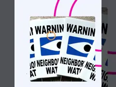 4ft x 8ft Coroplast вывеска напечатана шелковой экраном для рекламы video