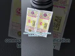 Sicurezza adesiva Imposta stampata personalizzata per le sigarette altamente efficace
