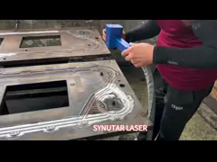 220В / 50Гц портативная лазерная очистная машина ручная импульсная лазерная очиститель video