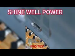 SWP51100 Стенная система хранения батареи Металлическая оболочка LiFePO4 ячейки 200A Ток разряда A класс EVE video