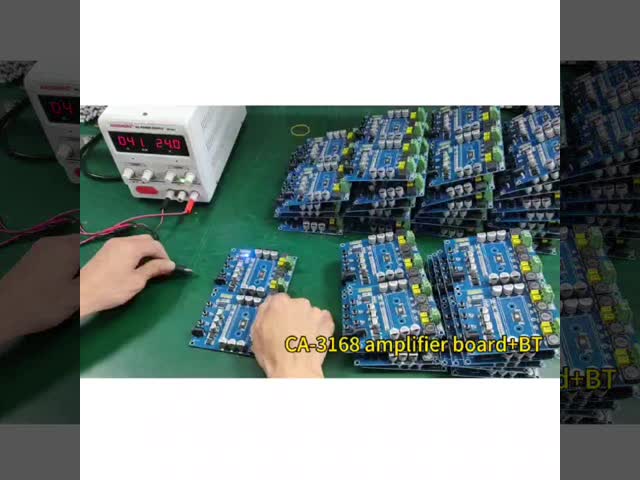 CA-3168B Беспроводная панель цифрового усилителя DC12-24V 2*50W Выходная мощность TPA3116D2 видео