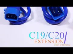 10A 250V-verlengstroomkabels IEC C5 C7 C13 C14 C17 C19 C20 C21-verlengstroomkabel