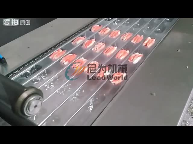 Линия промышленной упаковки вакуумной машины для упаковки кожи сухофруктов риса на заказ видео