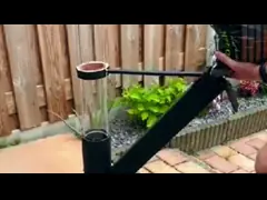 Садовый 80 см деревянный терраса / пелена печь нагреватель на открытом воздухе Внутри video