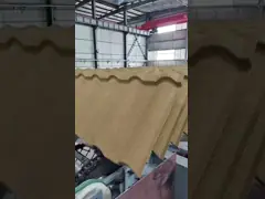 Διακοσμητικά πέτρα επικαλυμμένα μεταλλικά πλακάκια πάχος 0,4 mm Χρωματιστά πλακάκια από χάλυβα