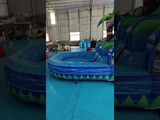 EN14960 8x3x4m Надувные водные горки