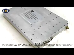 Усилитель высокой мощности 2900-3400 МГц 200 Вт Усилитель твердого состояния для радиолокационной системы video