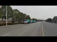 3 unità di camion spazzatura Compactor con telaio di marca diversa